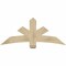 Ekena Millwork Alberta Rough Sawn Timber Gable Bracket, Douglas Fir, 60"W x 25"H x 6"D x 6"F, 10/12 Pitch GBW060X25X0606ALB00RDF - alternate 1